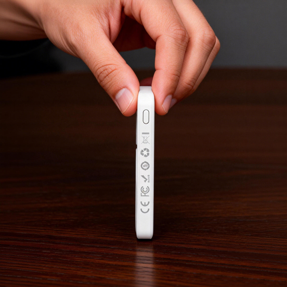 Budi USB-C to USB-C Power Bank, 22.5W, 5000 mAh, 0.2m, White (PB827W)