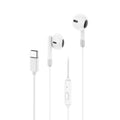 Budi Wired Earphones, 1.2m, White (EP011TW)