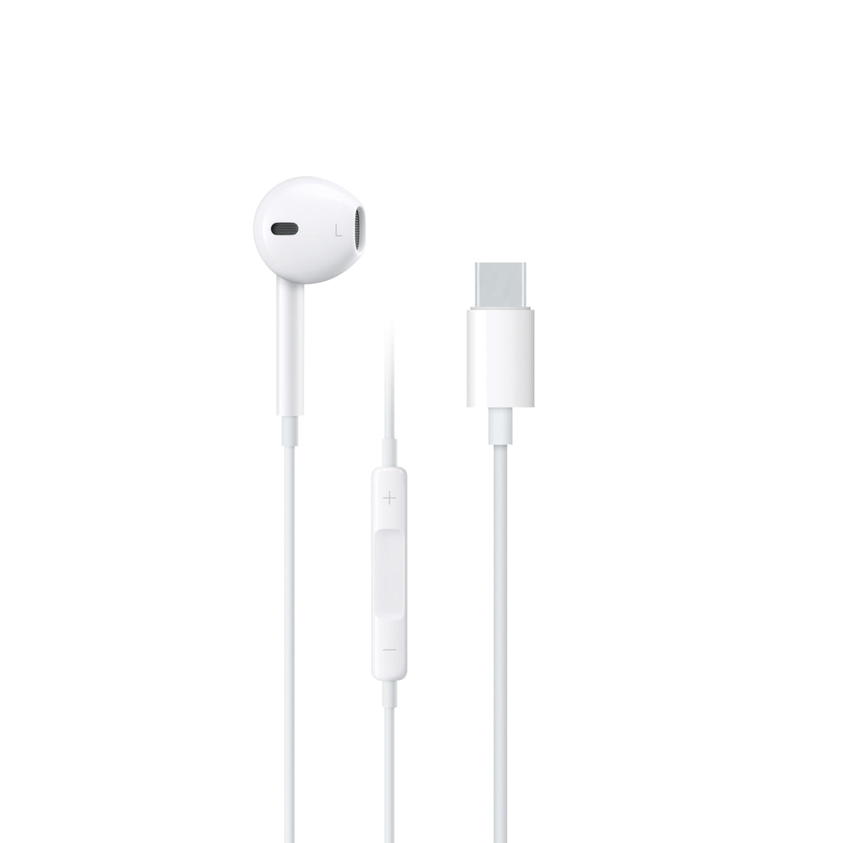 Budi Wired Earphones, USB-C, 1.2m, White (EP20TW)
