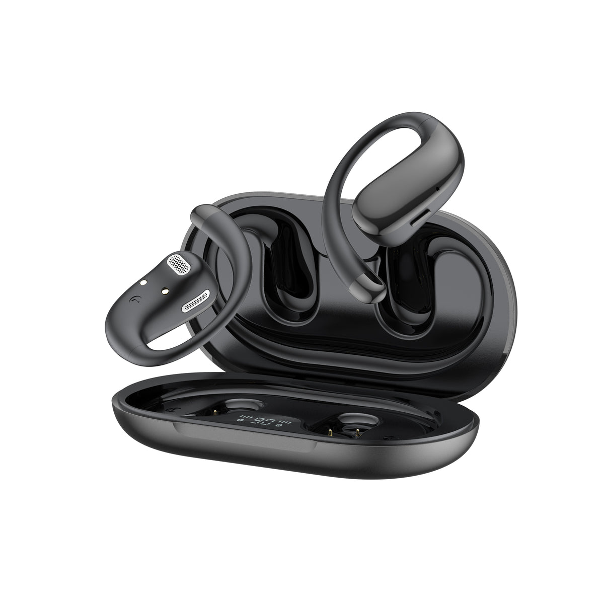 Budi Wireless Earphones, 500 mAh, 1.0m, Black (EP21B)