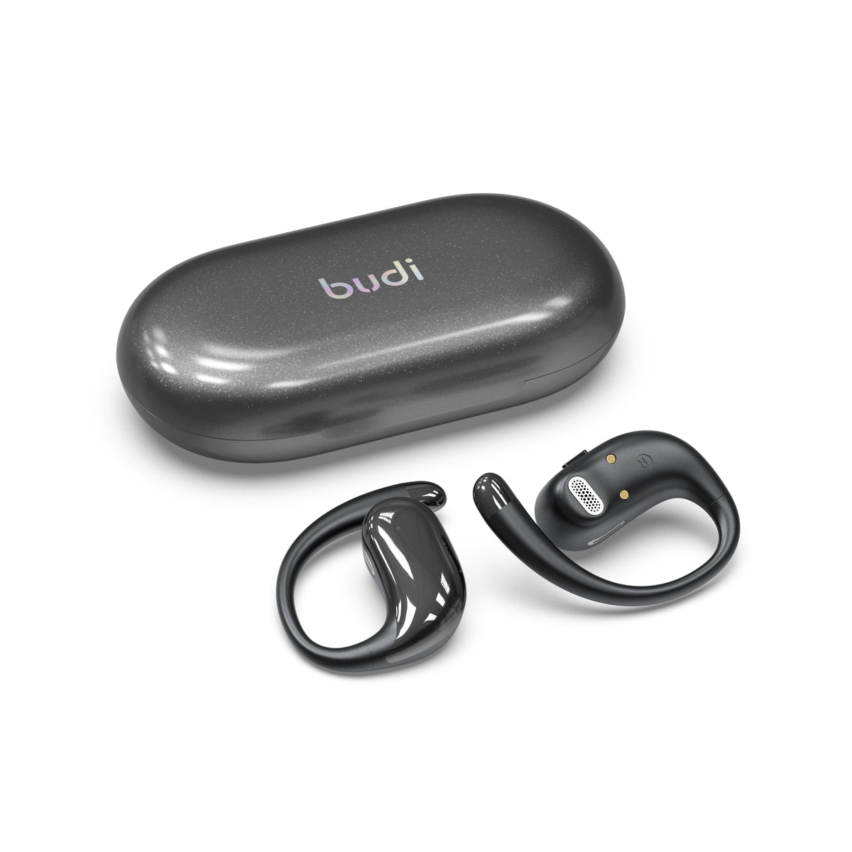 Budi Wireless Earphones, 500 mAh, 1.0m, Black (EP21B)