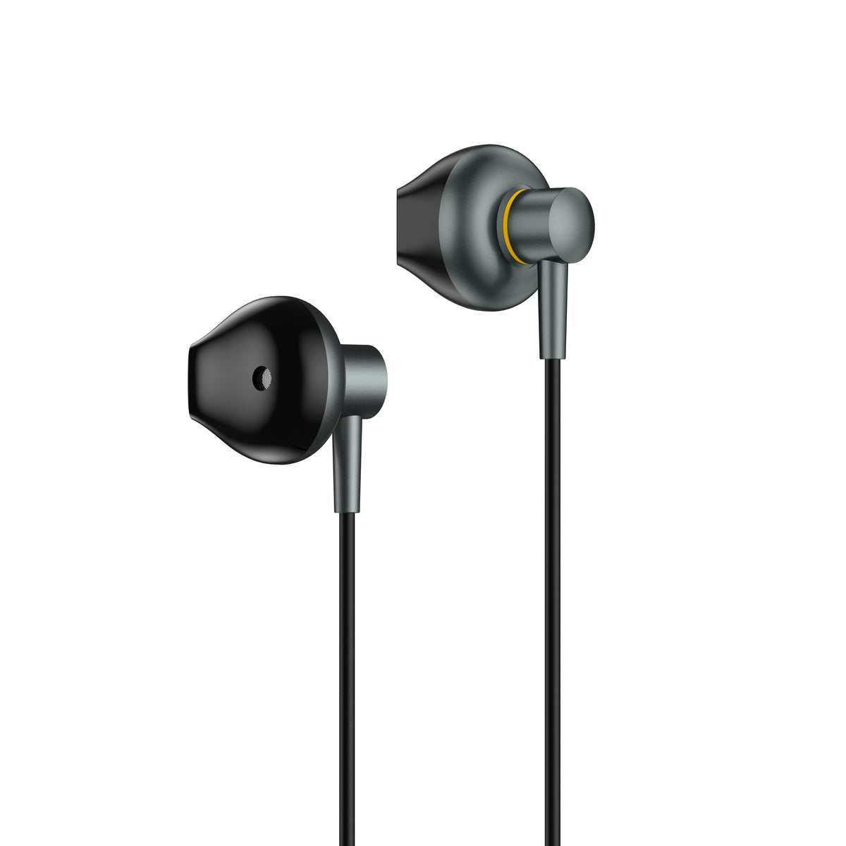 Budi Wired Earphones, 1.2m, Black (EP29TB)
