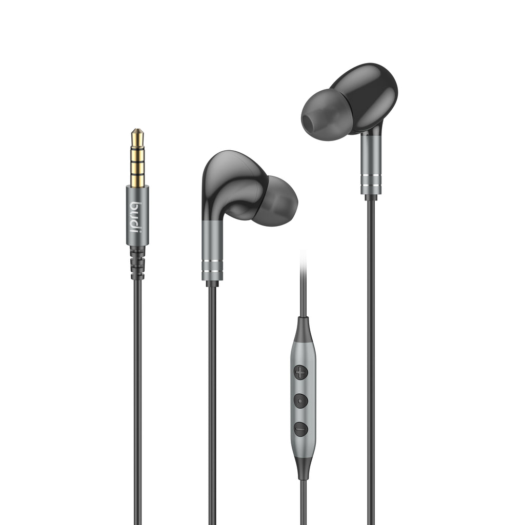 Budi Wired Earphones, 1.2m (EP32T)