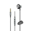 Budi Wired Earphones, 1.4m, Black (EP33TB)