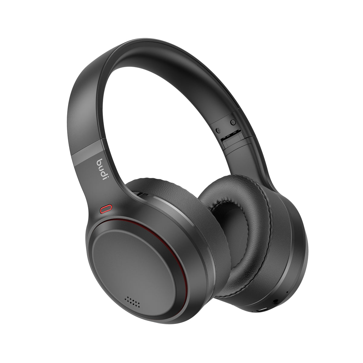 Budi Wireless Over-Ear Headphones, Black (EP52B)
