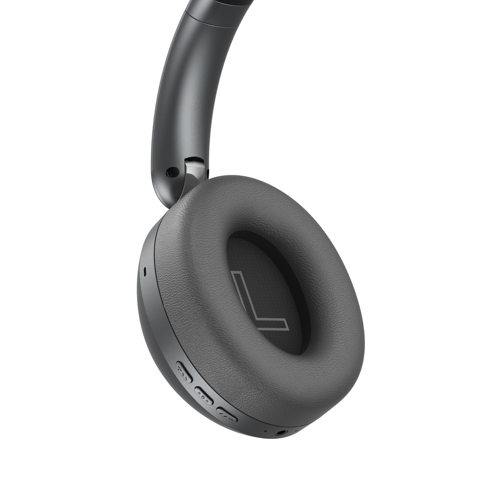 Budi Wireless Over-Ear Headphones, 500 mAh, Grey (EP57H)
