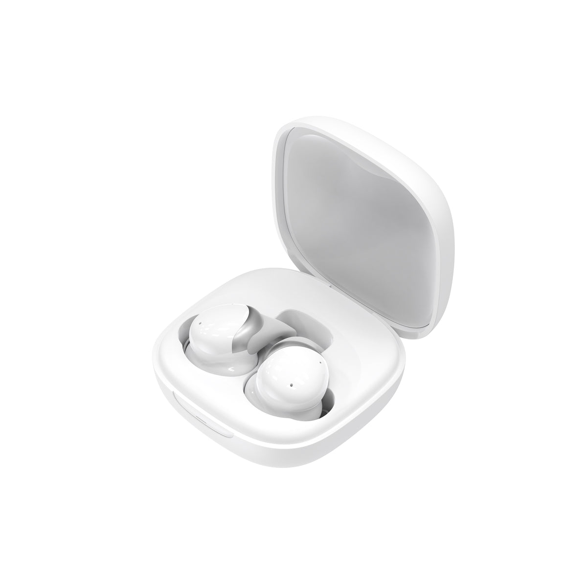 Budi Wireless Earphones, 250 mAh, 10m, White (EP61W)