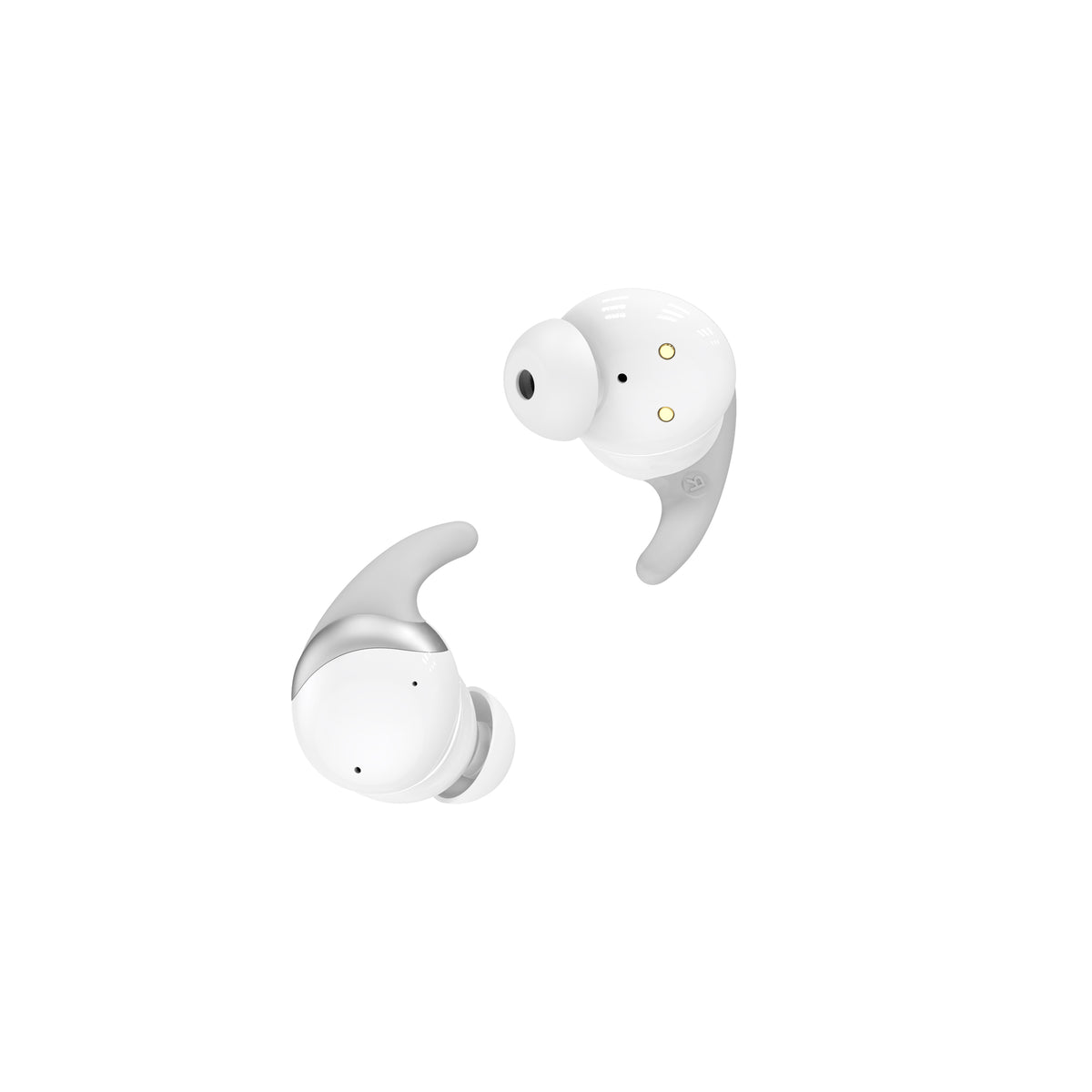 Budi Wireless Earphones, 250 mAh, 10m, White (EP61W)