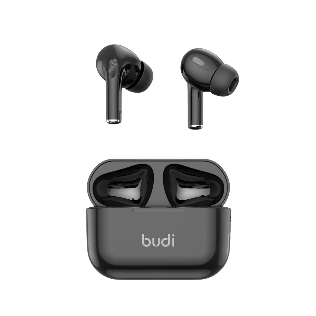 Budi Wireless Earphones, 300 mAh, 10m, White (EP75W)