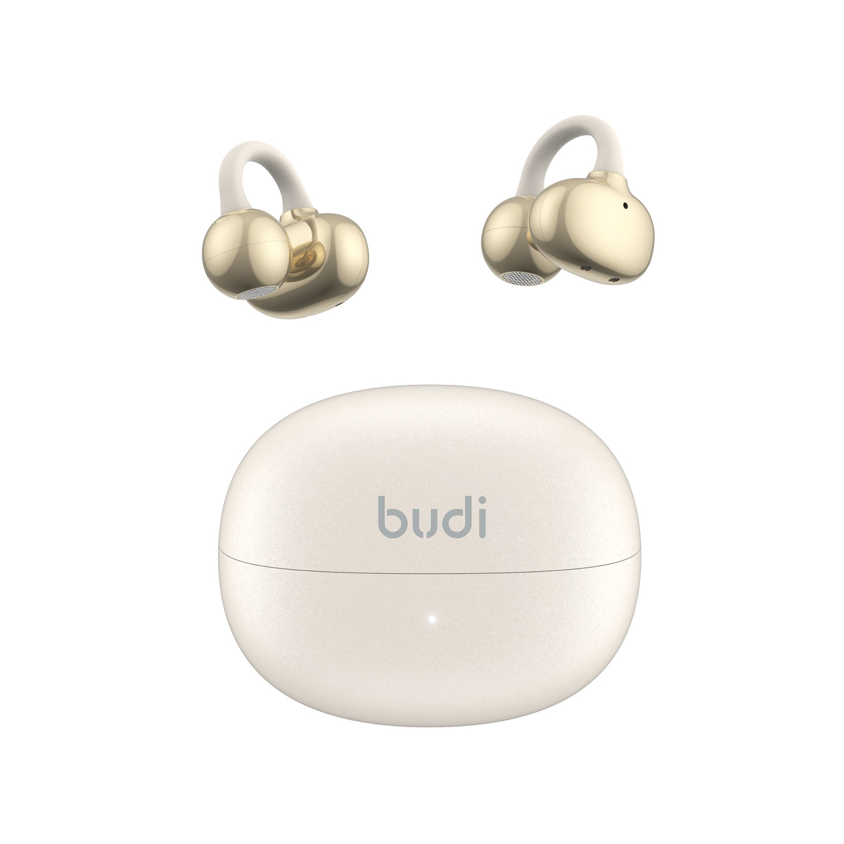 Budi Wireless Earphones, 300 mAh, White/Black (EP83)