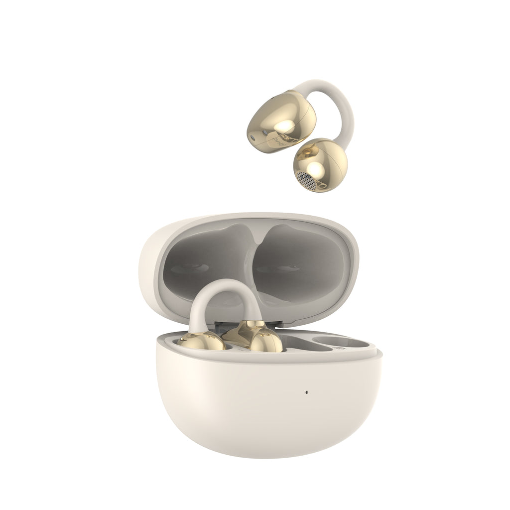 Budi Wireless Earphones, 300 mAh, White/Black (EP83)