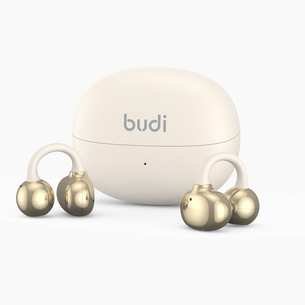 Budi Wireless Earphones, 300 mAh, White/Black (EP83)