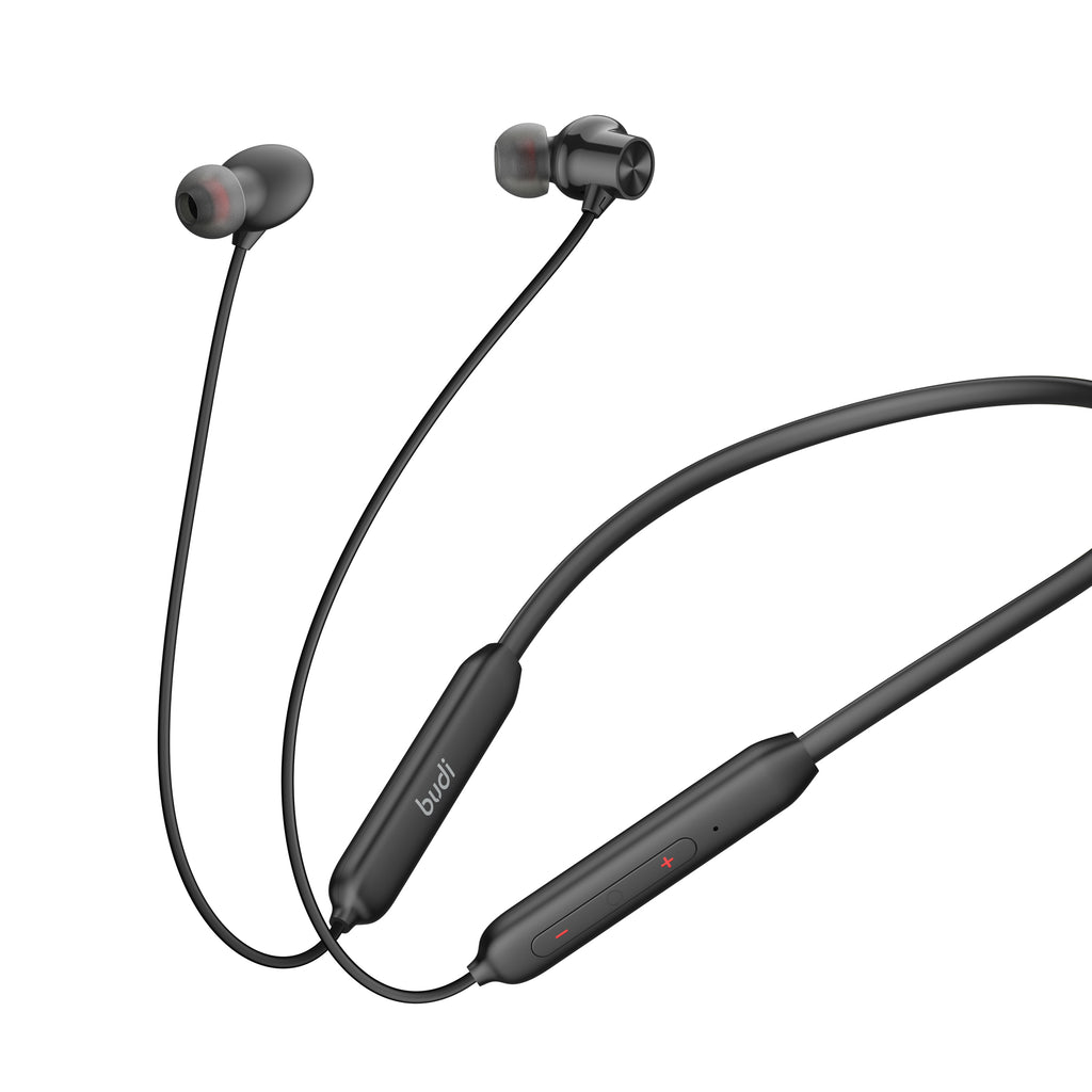 Budi Wireless Earphones, 115 mAh, 10m, Black (EP86B)