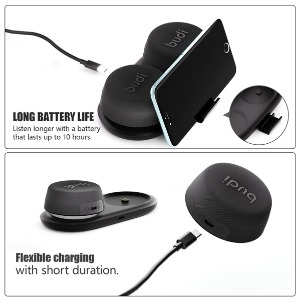 Budi Speaker, 6W, 600 mAh, Black (SP15B)