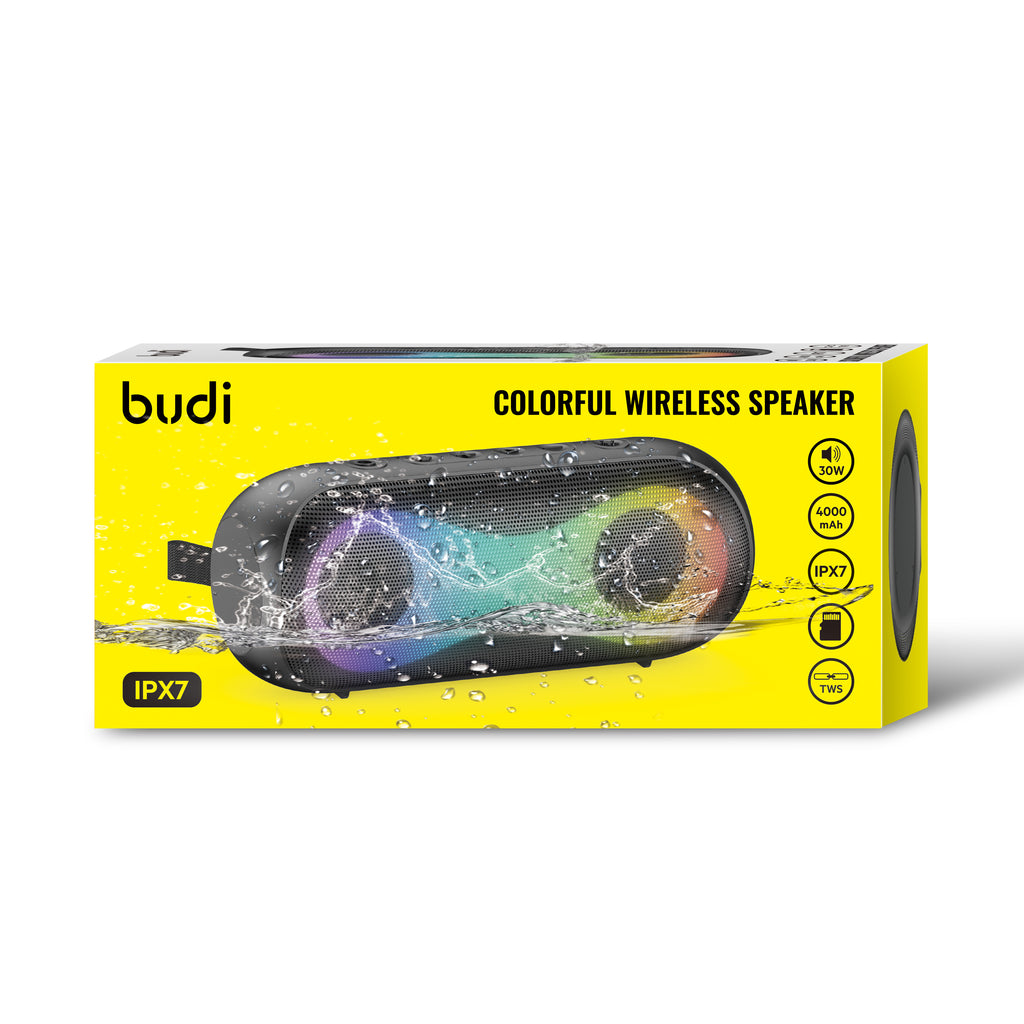 Budi Speaker, 30W, 4000 mAh, Black (SP07)